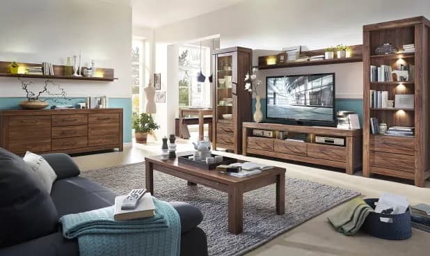 Jakie kolory ścian najlepiej pasują do mebli ciemny orzech?