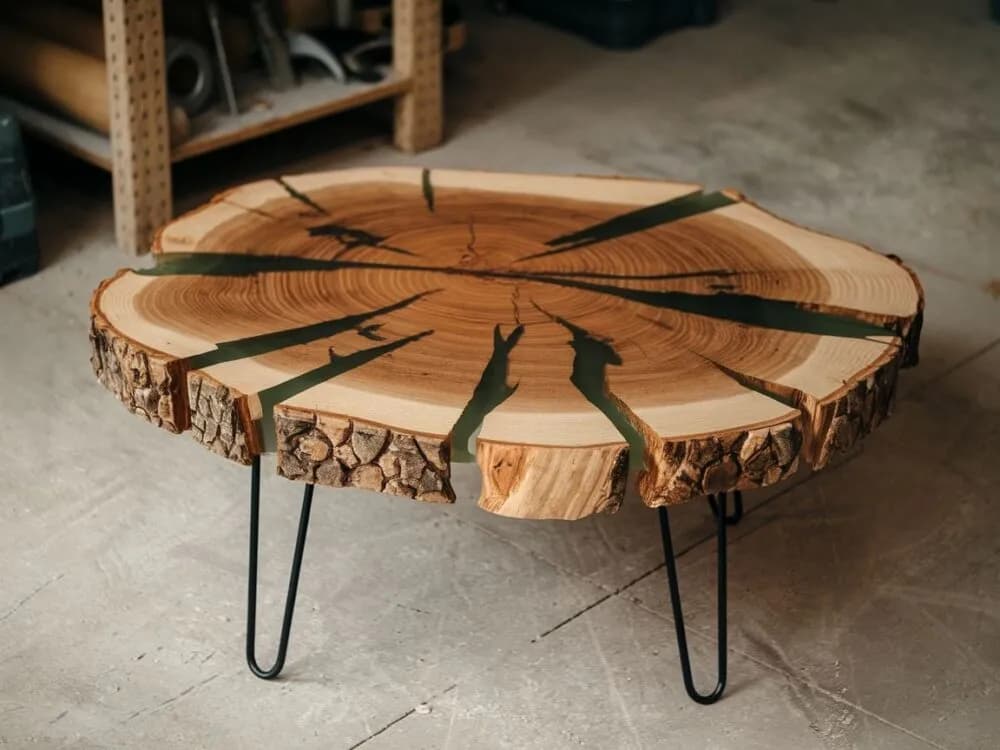 Jak zrobić stół z drewna i żywicy - proste kroki, które musisz znać