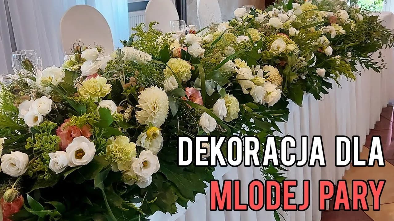 Kwiaty na stół pary młodej jak zrobić: piękne dekoracje krok po kroku